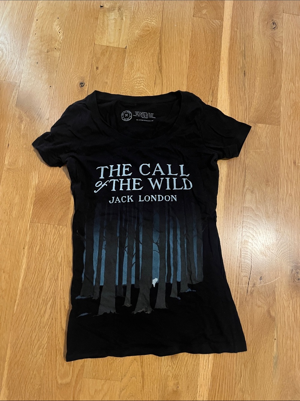 Out of Print Black "The Call of the Wild" Short Sleeve Tee